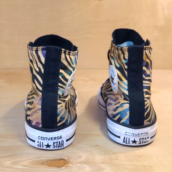 Converse Chuck Taylor All Star Zebra Multicolored Print Canvas - Picture 7 of 10
